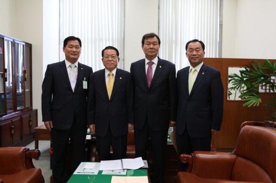 이병모 회장, 최인기 국회농림수산식품위원장 면담 