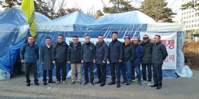 [0209]미허가축사 적법화 천막농성장 전남도협의회 방문 등