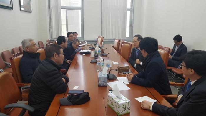 무허가축사 적법화 농성장 농축산부 장관 면담